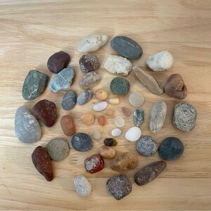 Natural Rocks Atlantic Ocean Unique Stones 1.5 lbs